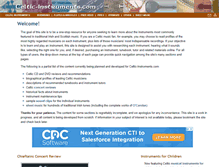 Tablet Screenshot of celtic-instruments.com